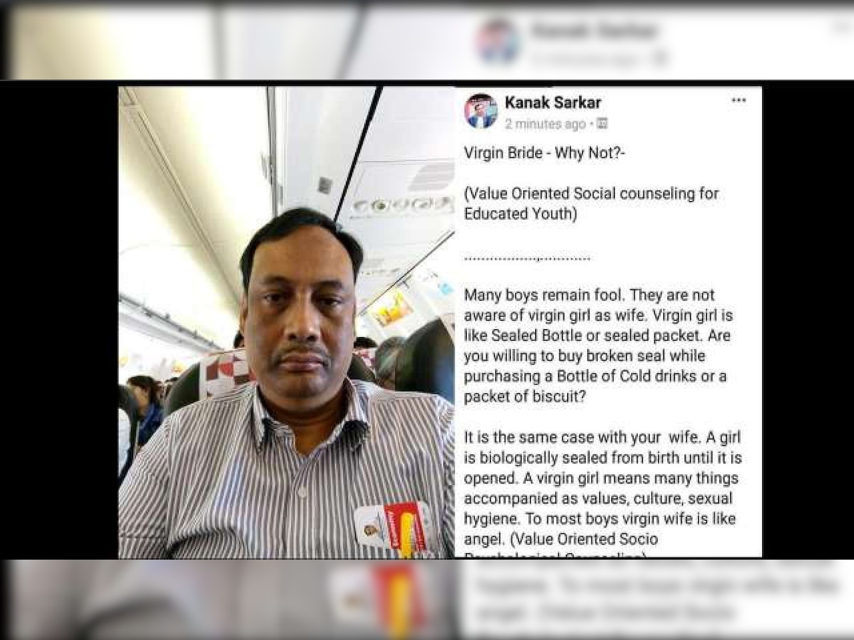 Kolkata professor's gem: Woman's virginity is like 'sealed bottle'