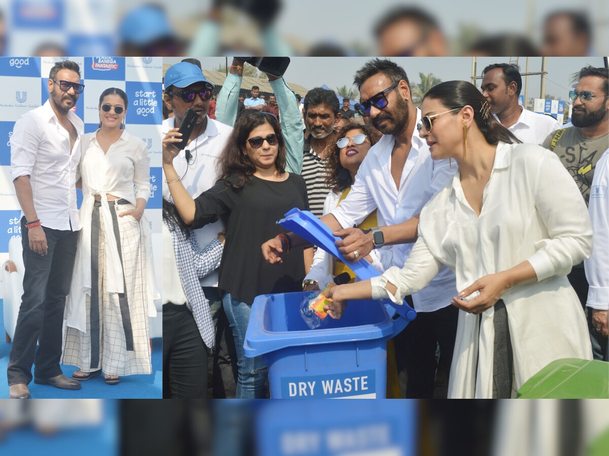 Ajay Devgn, Kajol urge people to recycle, reuse plastic