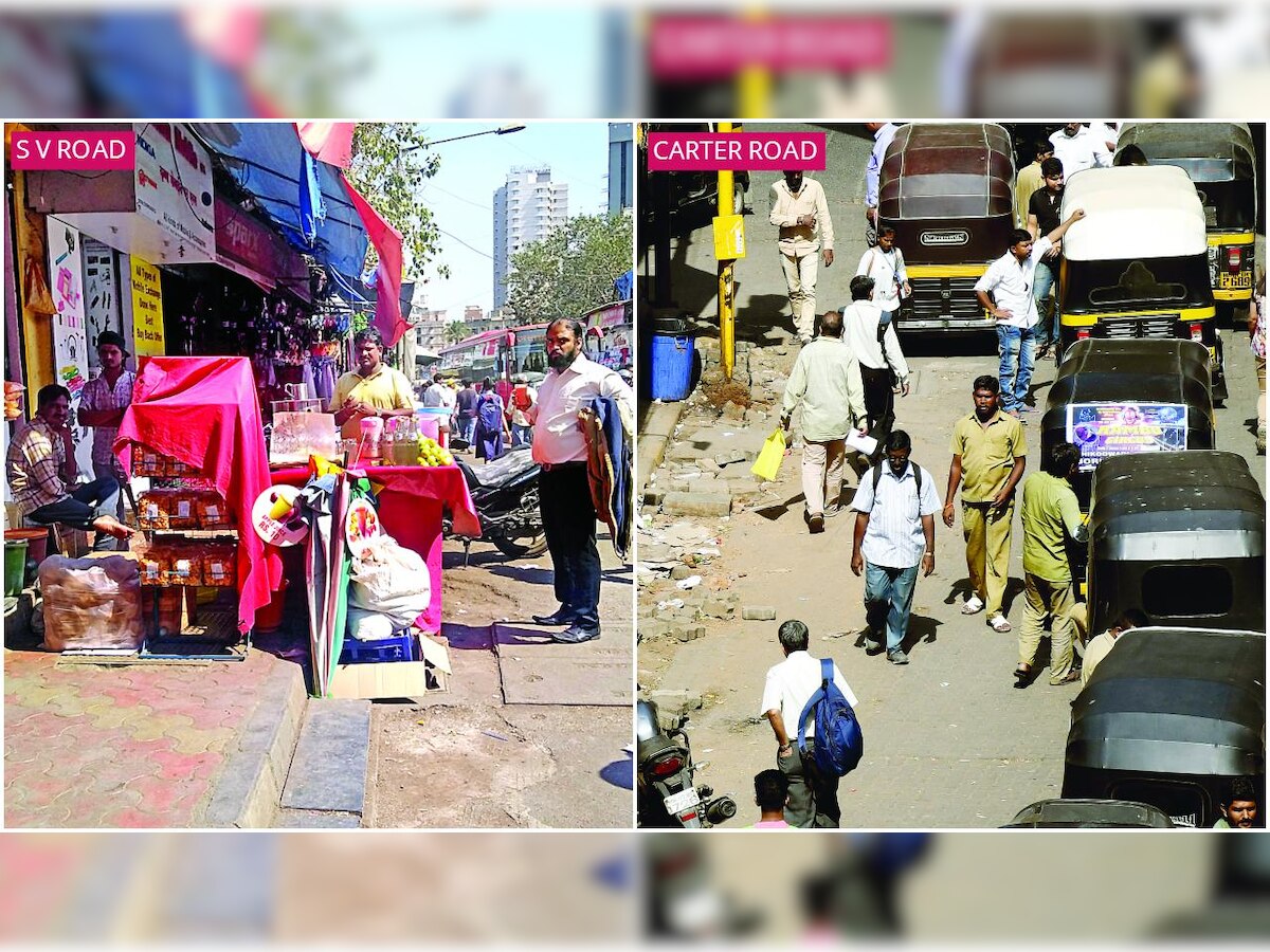 No space for pedestrians, grieve Borivali residents