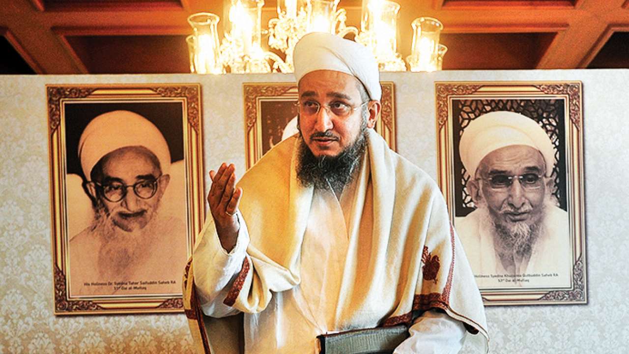 Dawoodi Bohra succession case Syedna Taher Fakhruddin Saheb cross