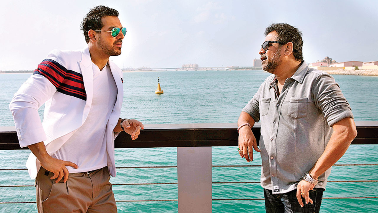 John Abraham withe Anees Bazmee