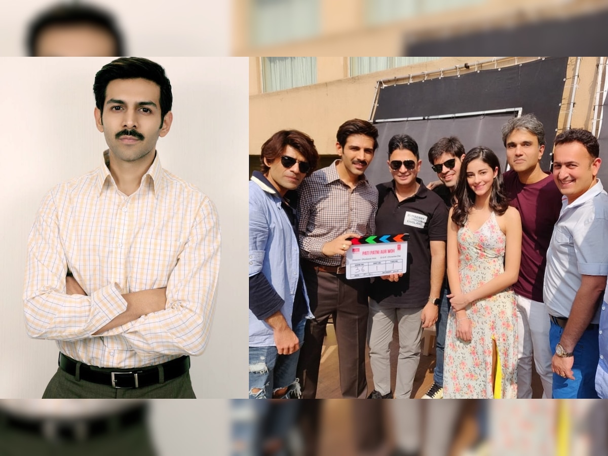 See pics: Kartik Aaryan turns middle-aged common man for Pati Patni Aur Woh