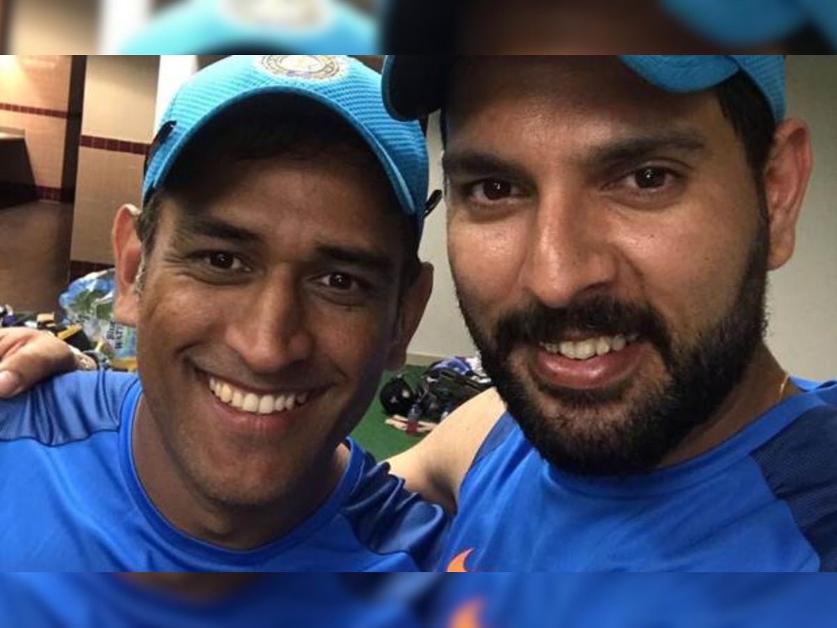 MS Dhoni has great cricket brain and his presence at World Cup is very important: Yuvraj Singh