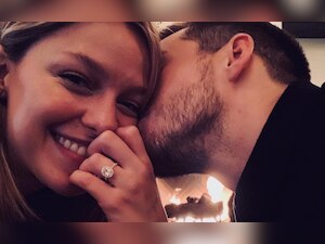 'Supergirl' Melissa Benoist is engaged to co-star Chris Wood 