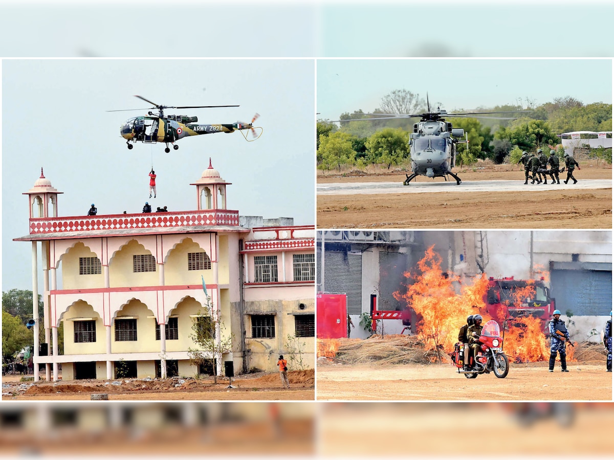 Relief operations on display Exercise Rahat in Jaipur