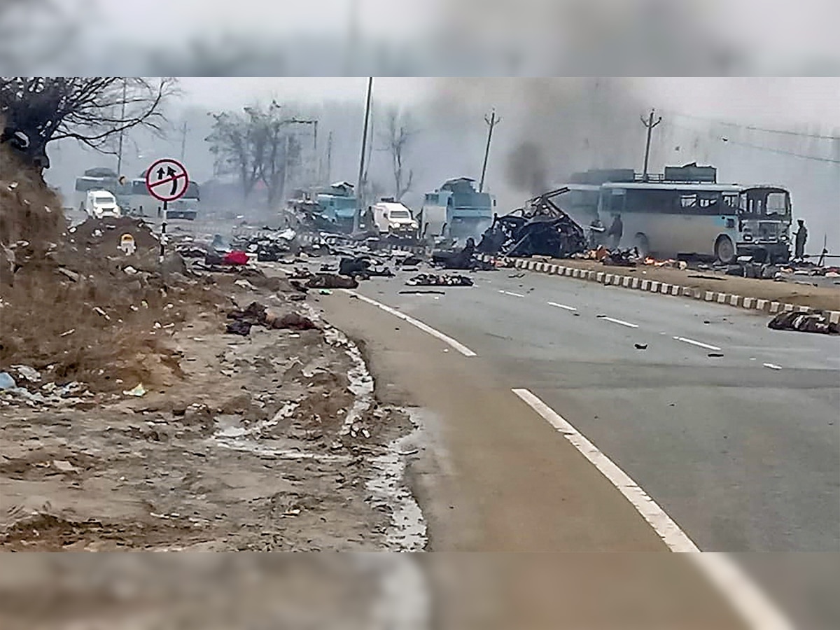 At least 37 CRPF personnel killed in suicide blast in J&K's Pulwama, Jaish-e-Mohammed claims responsibility