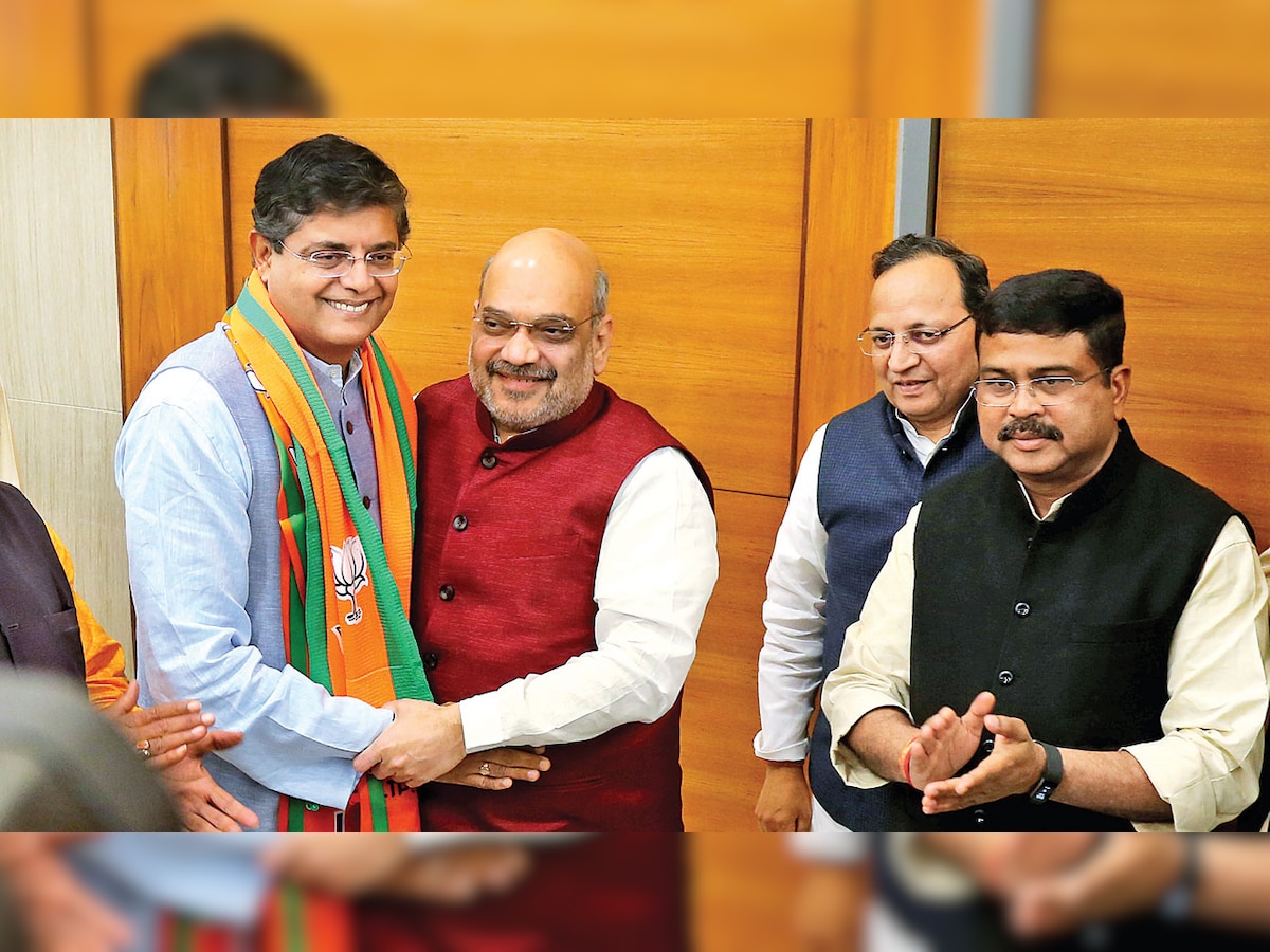 Baijayant Panda joins BJP, lashes out at BJD