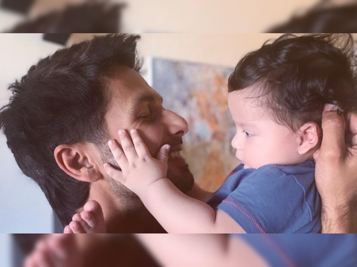 Shahid Kapoor shares his first photo with 'sun' Zain Kapoor and it's too cute to miss