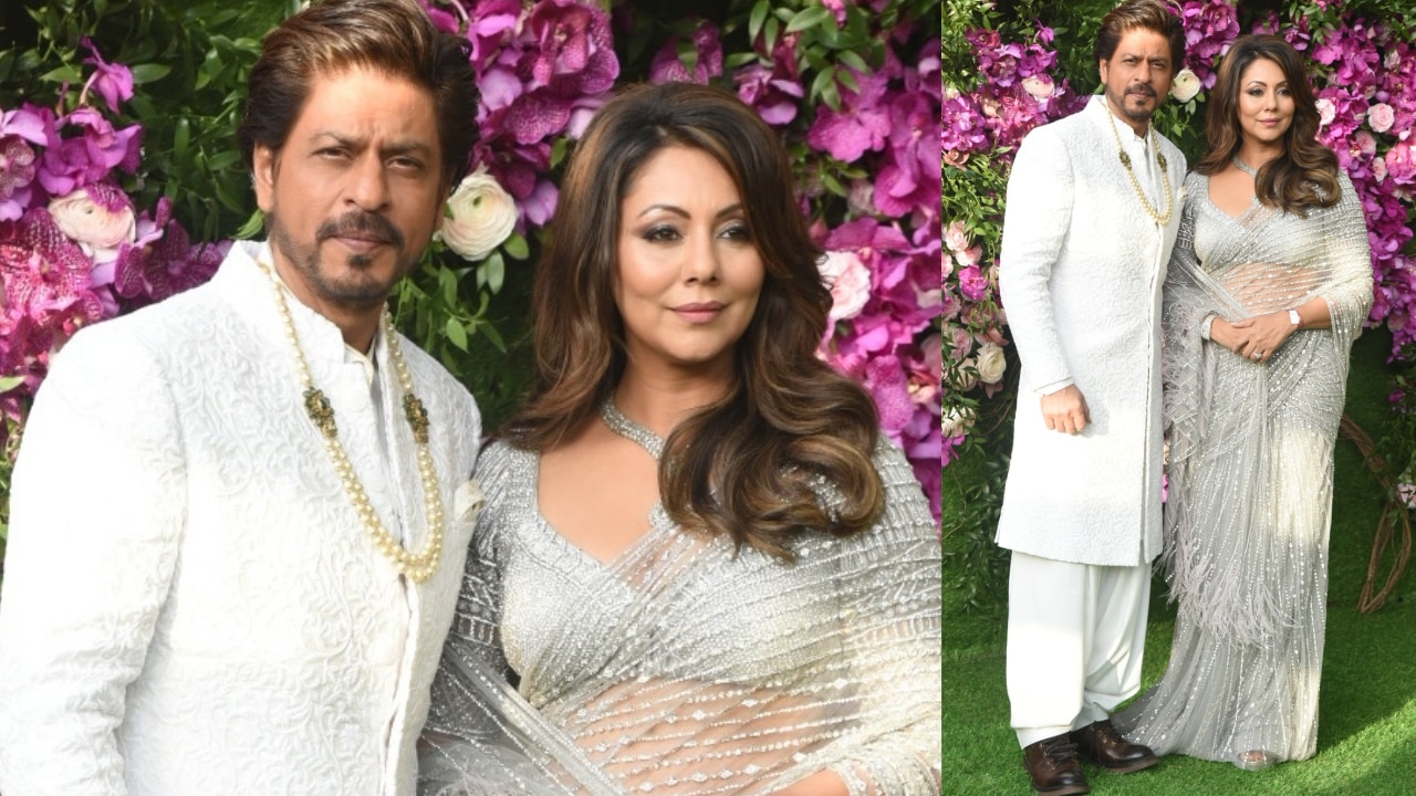 PHOTOS: Shah Rukh Khan and Gauri Khan are royalty personified at Akash