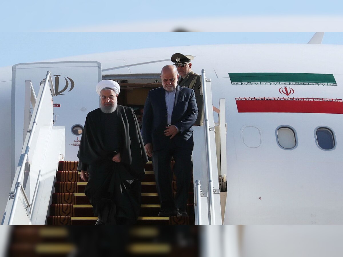 Iranian President Rouhani begins official visit to Iraq, hopes for better trade ties