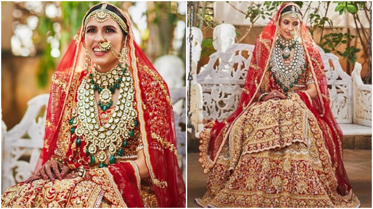 Shloka ambani wedding on sale dress