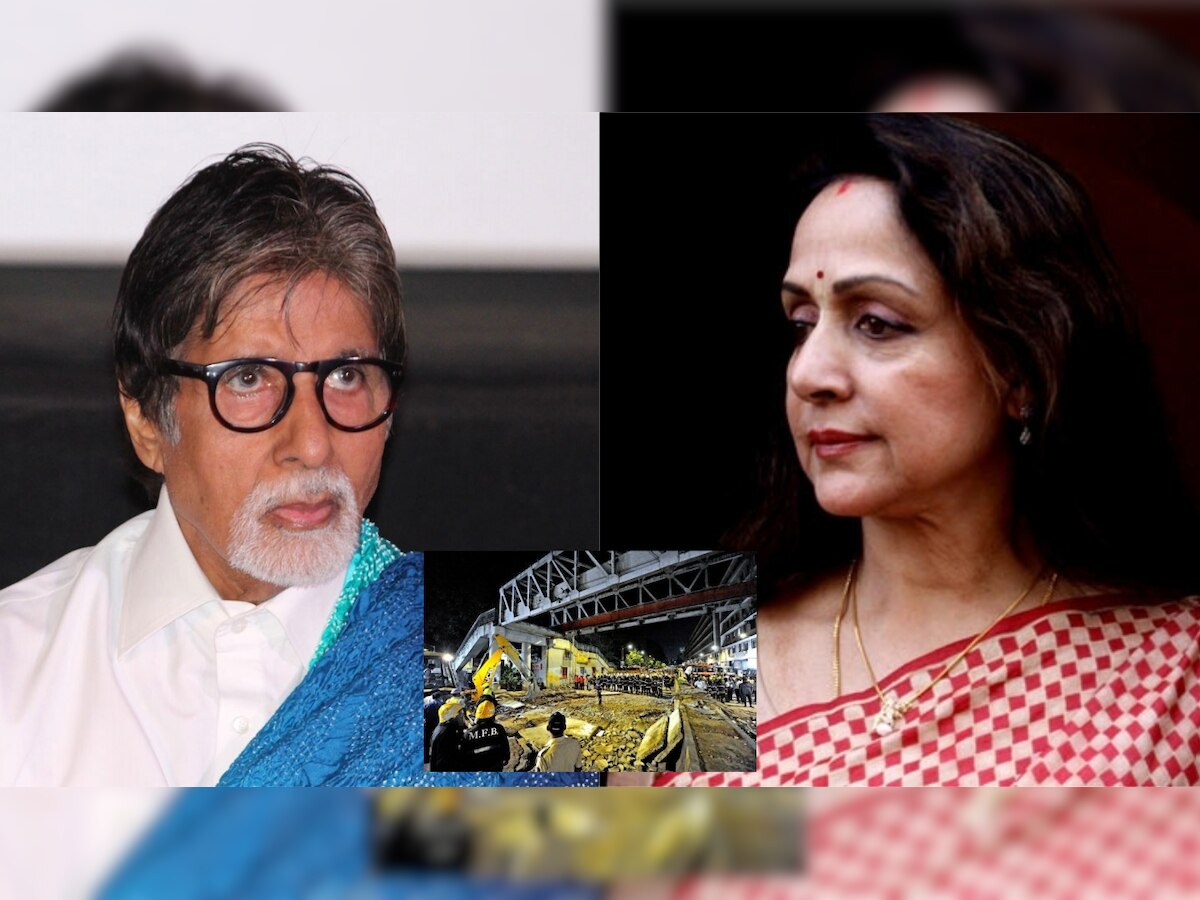 Amitabh Bachchan, Hema Malini and others condole loss of lives in Mumbai bridge collapse