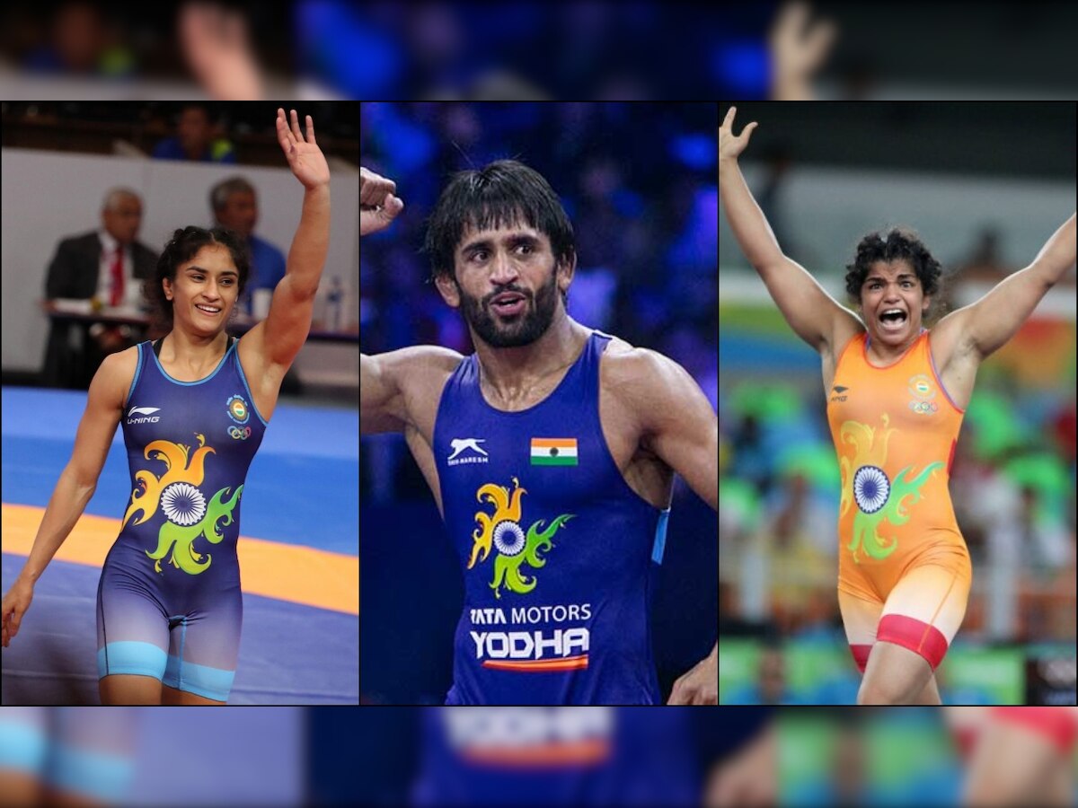 Senior Asian Wrestling Championship Vinesh Phogat, Bajrang Punia and Sakshi Malik added to 30