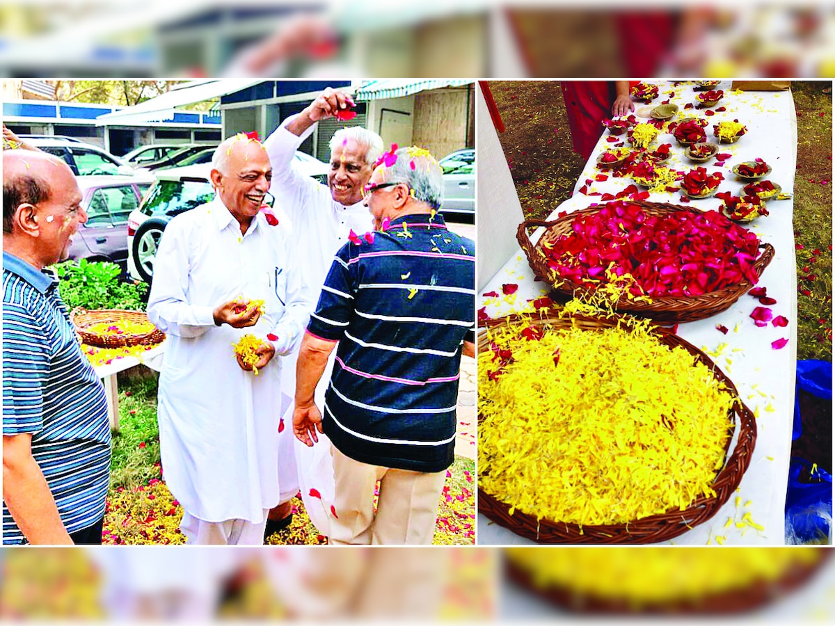 Mumbai: Eco conscious citizens say 'Holi hai' with flowers