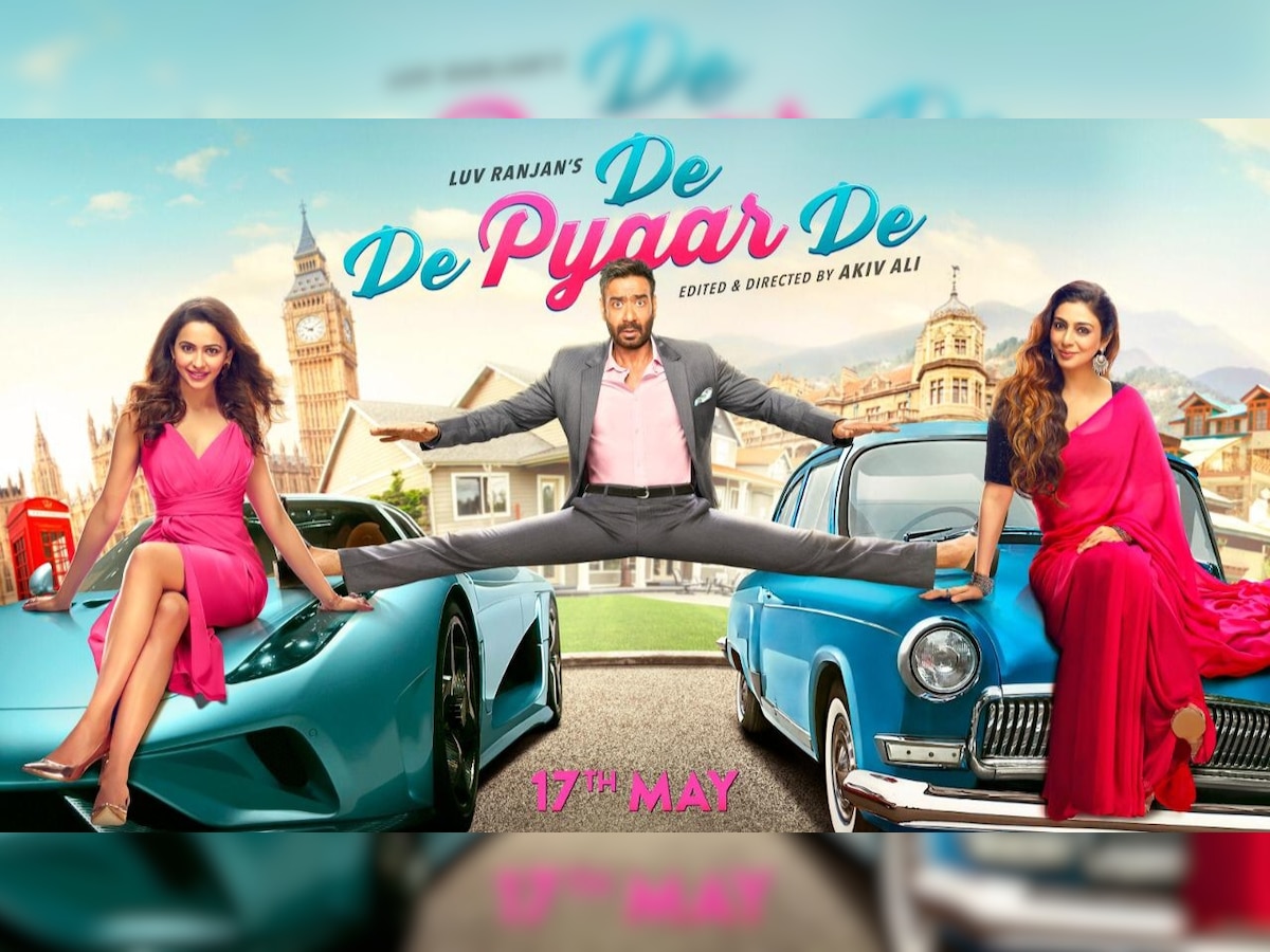 'De De Pyaar De' first look: Ajay Devgn strikes his trademark pose with Tabu and Rakul Preet Singh