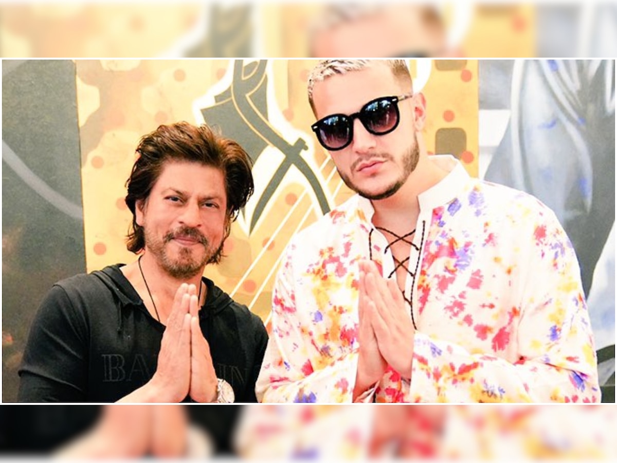 DJ Snake strikes a pose with 'legend' Shah Rukh Khan