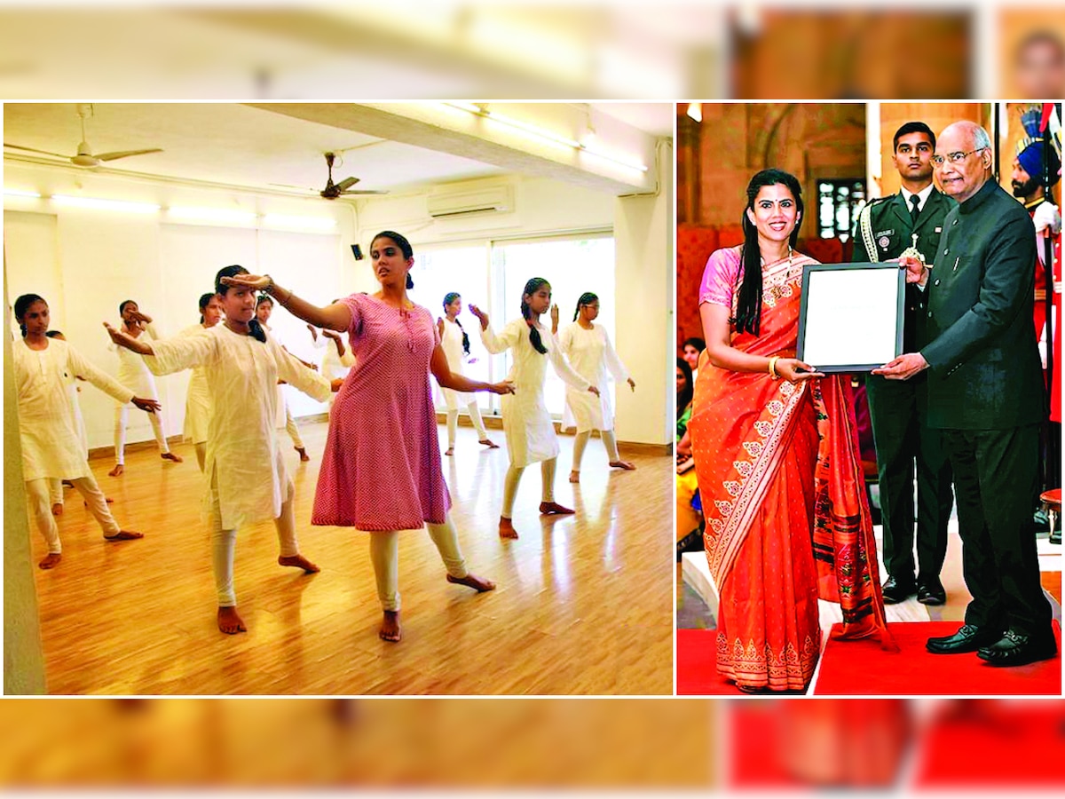 Seema Mehta on receiving the President's award for teaching kathak to underprivileged girls