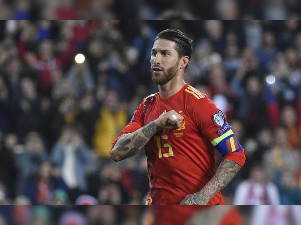 Euro 2020 qualifier: Sergio Ramos scores 'Panenka' penalty to give Spain 2-1 home win over Norway