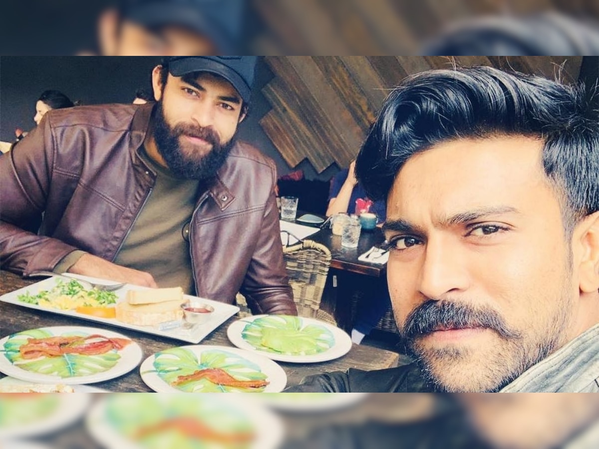 Check pic: When Mega brothers Varun Tej and Ram Charan “bumped” into each other in California!