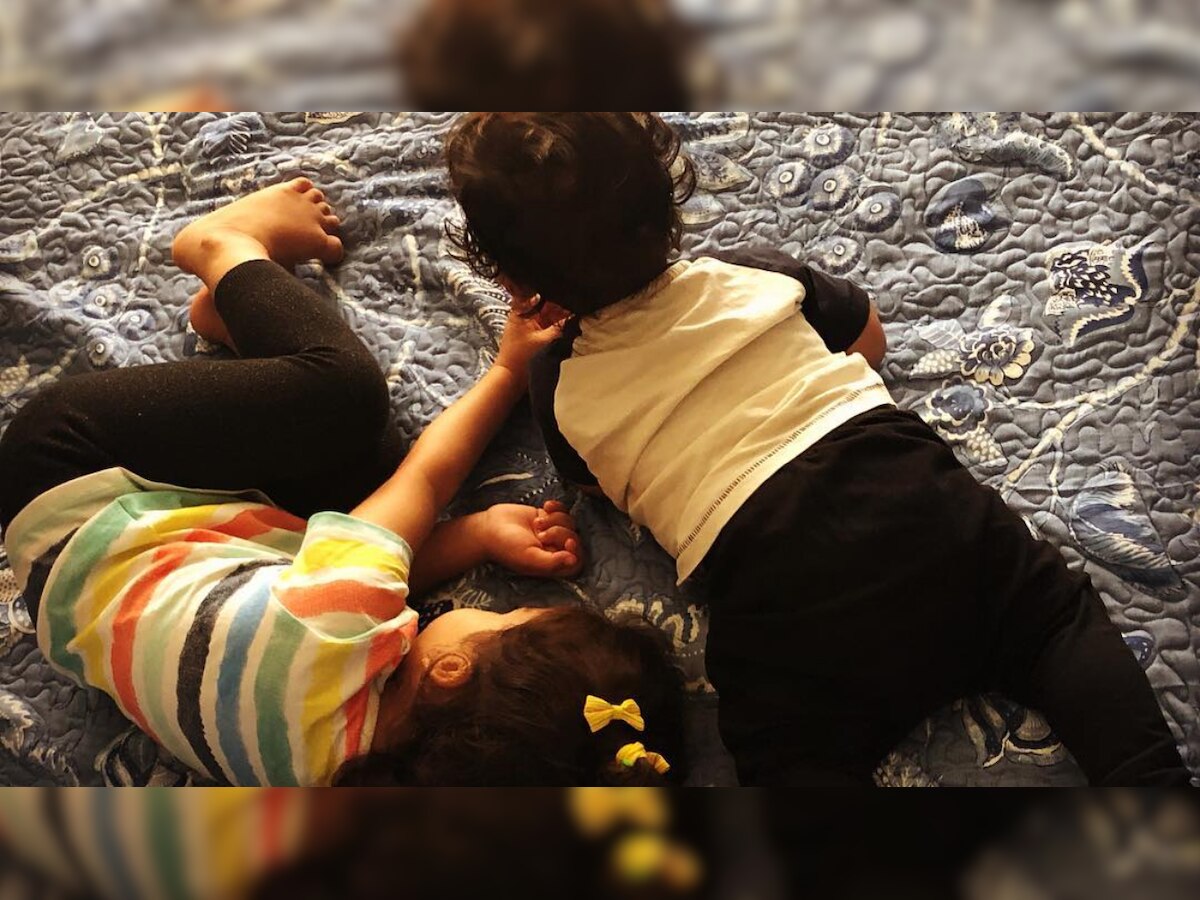 Shahid Kapoor and Mira Rajput's kids Misha and Zain learn 'sharing is caring' in the most cutest way