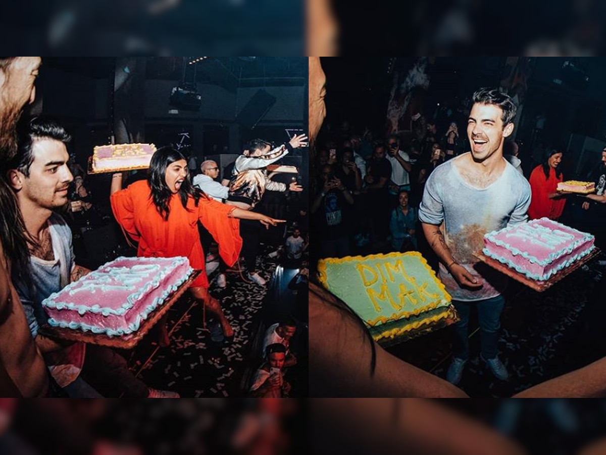 Watch: Priyanka Chopra, Jonas Brothers throw cakes at concert crowd, video goes VIRAL