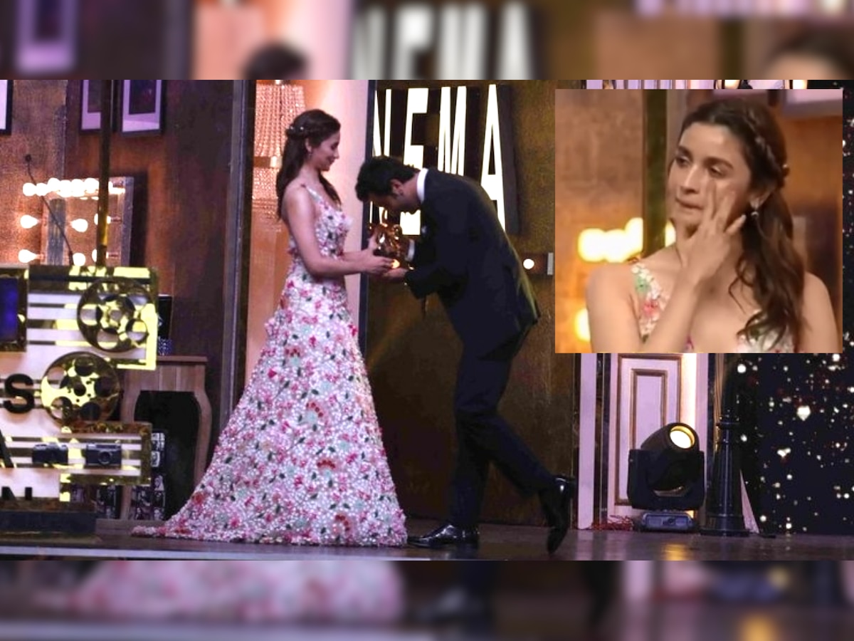 Zee Cine Awards 2019: Ranbir Kapoor's Best Actor award winning speech leaves Alia Bhatt emotional