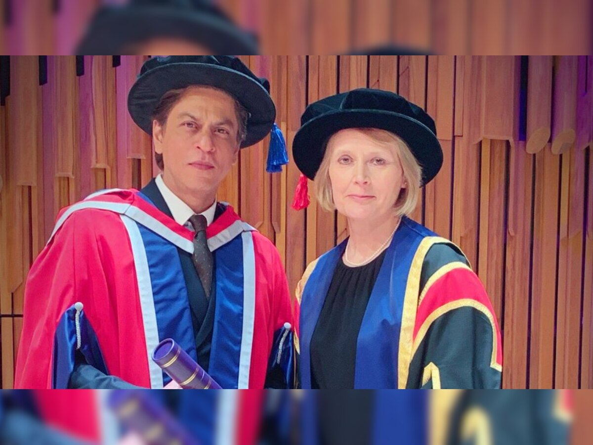 Shah Rukh Khan felicitated with Honorary Doctorate of Philanthropy in London