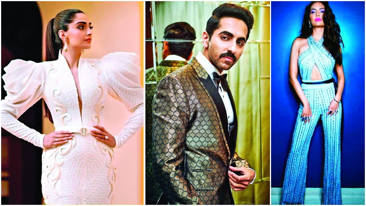 Sonam K Ahuja, Ayushmann Khurrana and Esha Gupta