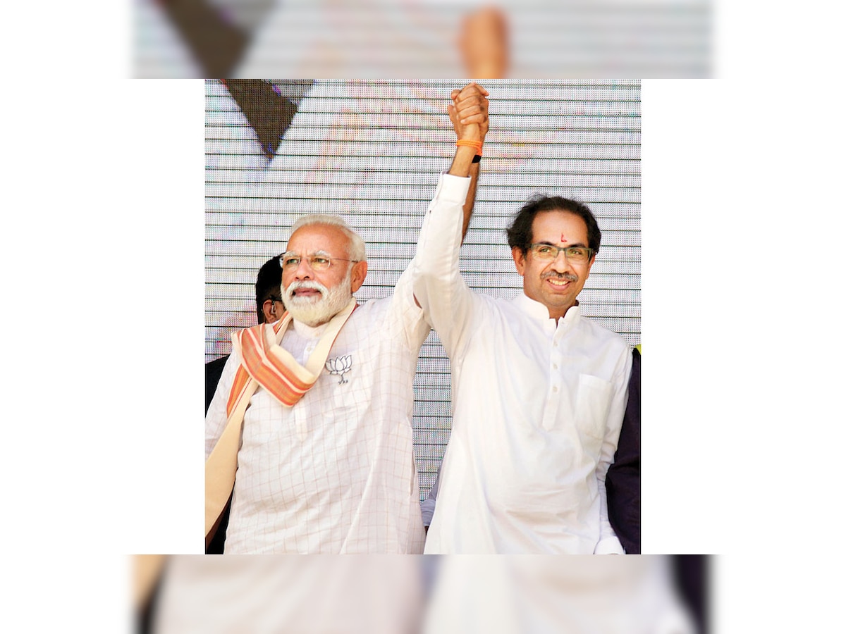 PM Modi, 'younger bro' Uddhav Thackeray speak in Latur at first joint rally