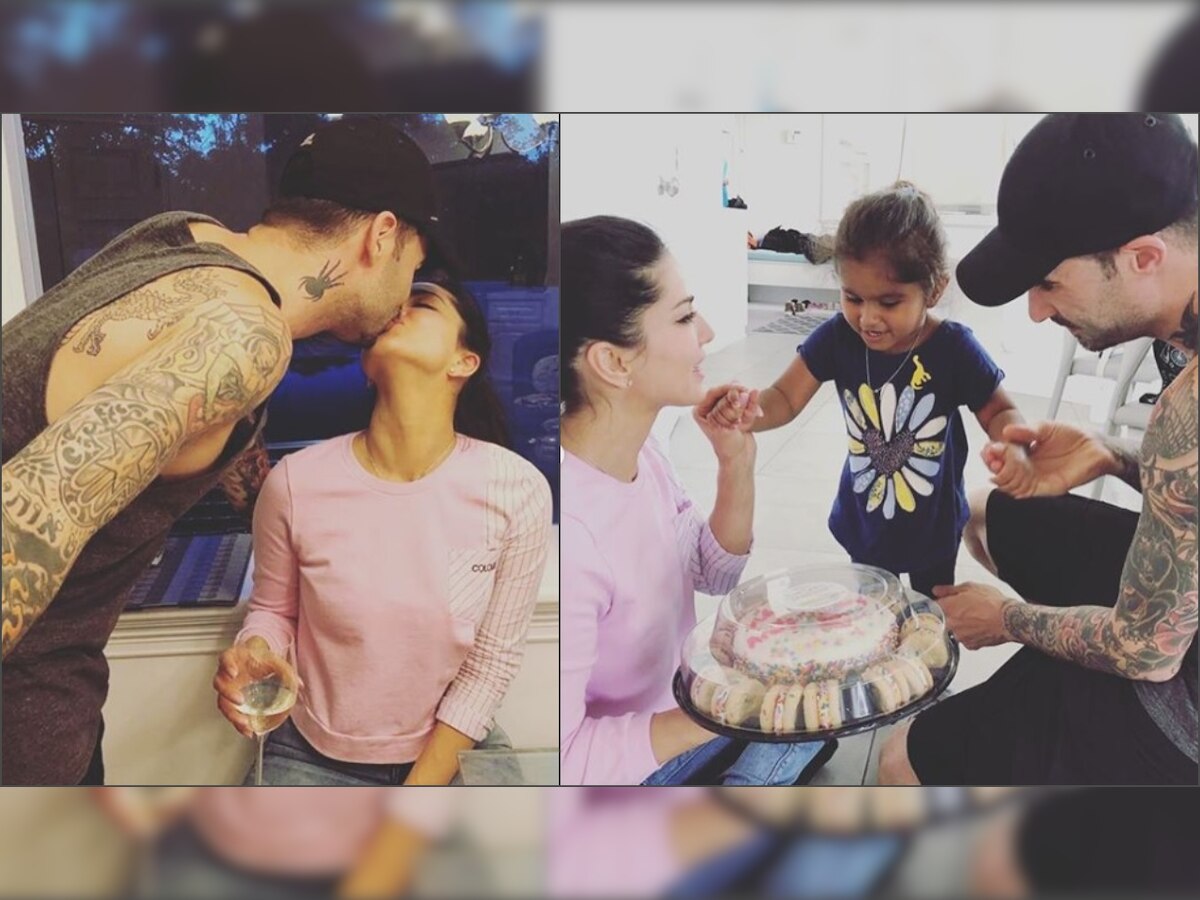 It's Sunny Leone and Daniel Weber's wedding anniversary and their daughter  Nisha has the best surprise for them