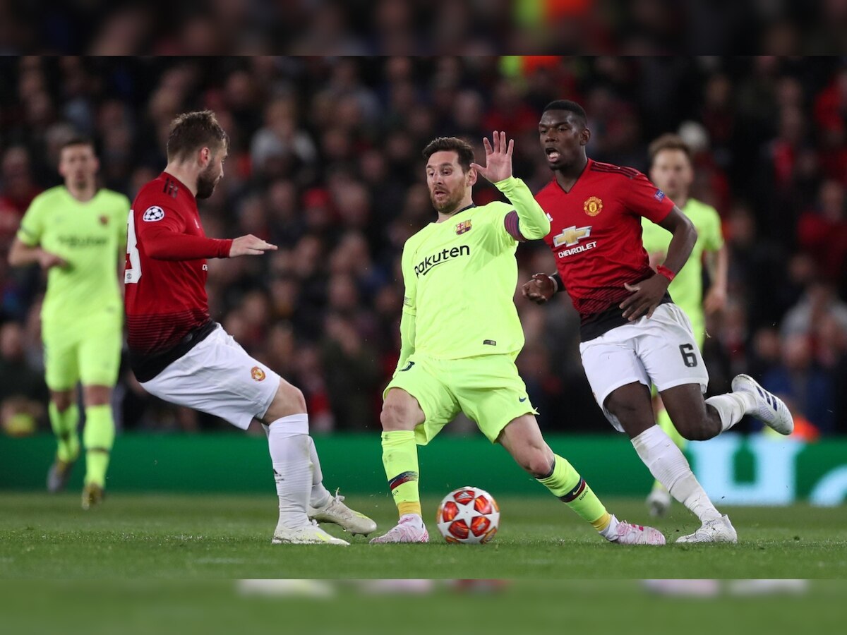 Champions League: 'We know where we can hurt Barca,' says Man Utd's Pogba following 1-0 home defeat