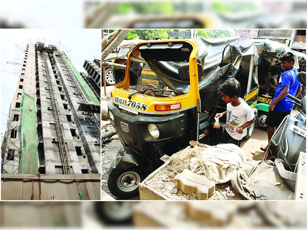 Mumbai: One dead, eight injured in two separate incidents of collapse