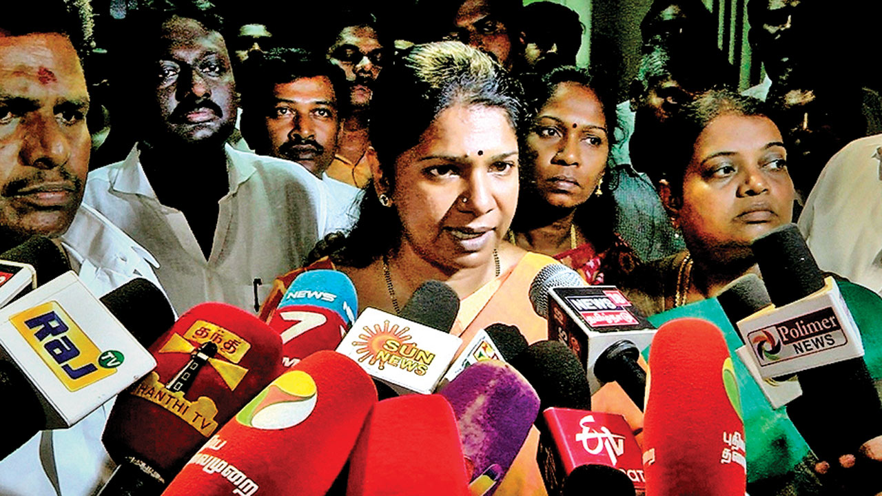 BJP can't stop me from winning polls with I-T raids: Kanimozhi