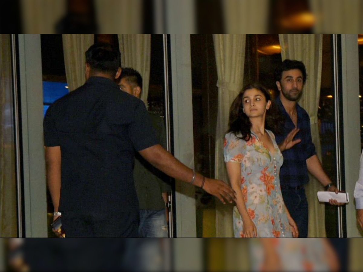 Watch: Ranbir Kapoor - Alia Bhatt spotted at a real estate office in Mumbai! Planning to move in together?