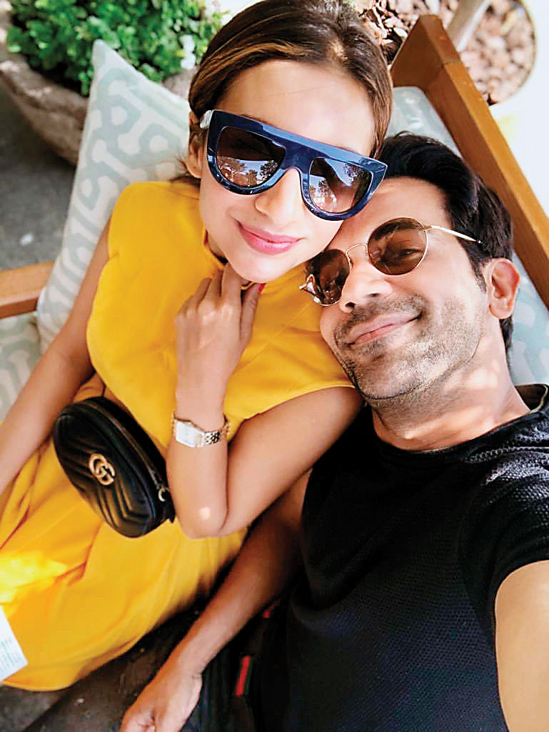 The actress with Rajkummar Rao