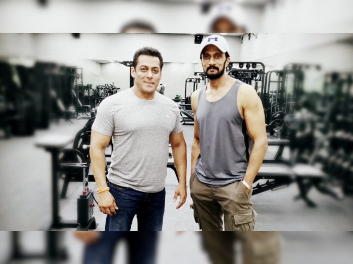 'Dabangg 3': Sudeep posts photo with Salman Khan, internet cannot stop showering love