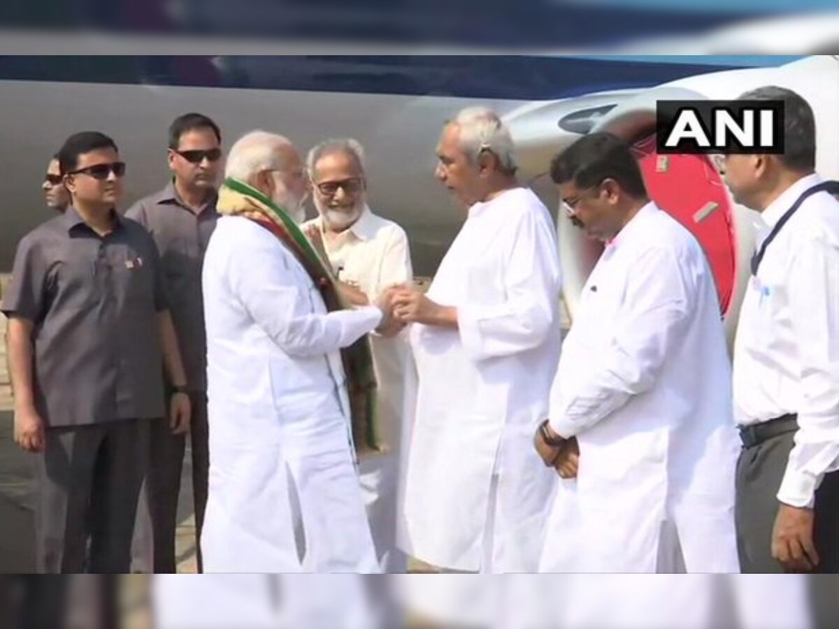 PM Modi reaches Odisha to conduct aerial survey of cyclone Fani hit areas