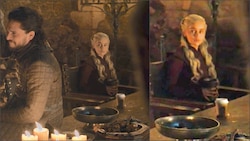 Game of Thrones 8, Episode 4: The Starbucks coffee cup kept on John and Dany's table is grabbing all the eyeballs