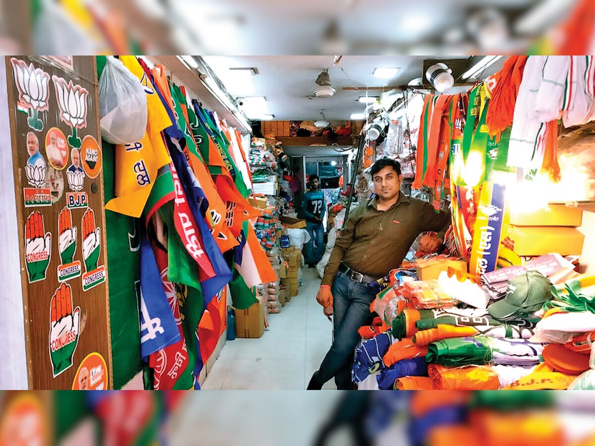 Delhi’s Sadar Bazaar is unusually ‘thanda’ this polls