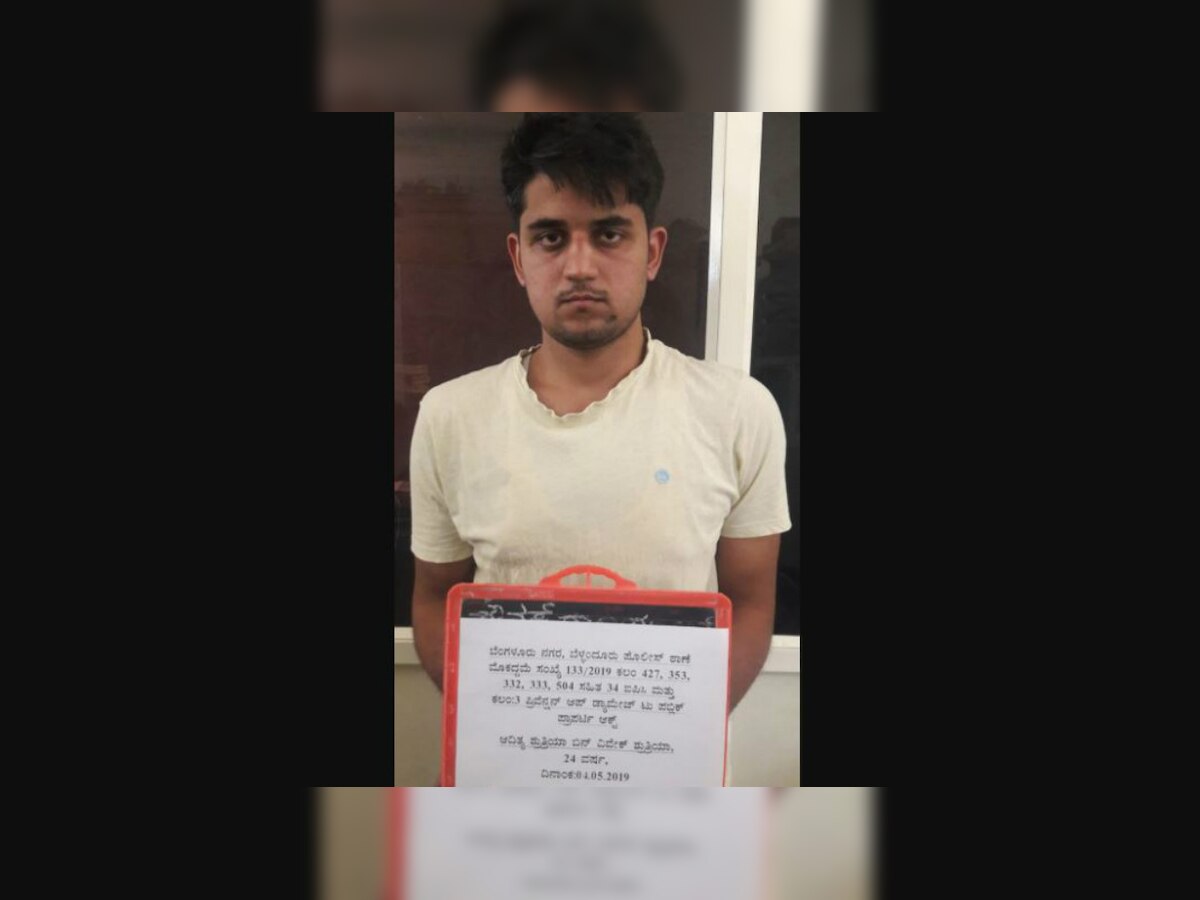 Drunk student slaps on-duty-cop inside Bengaluru police station