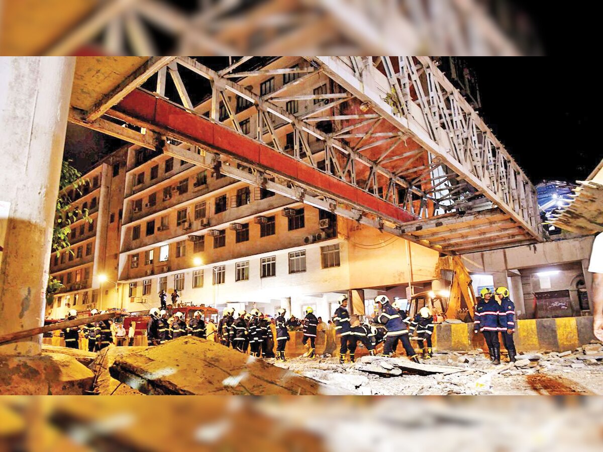 CSMT Bridge Collapse: Protesting arrests, BMC engineers on mass leave