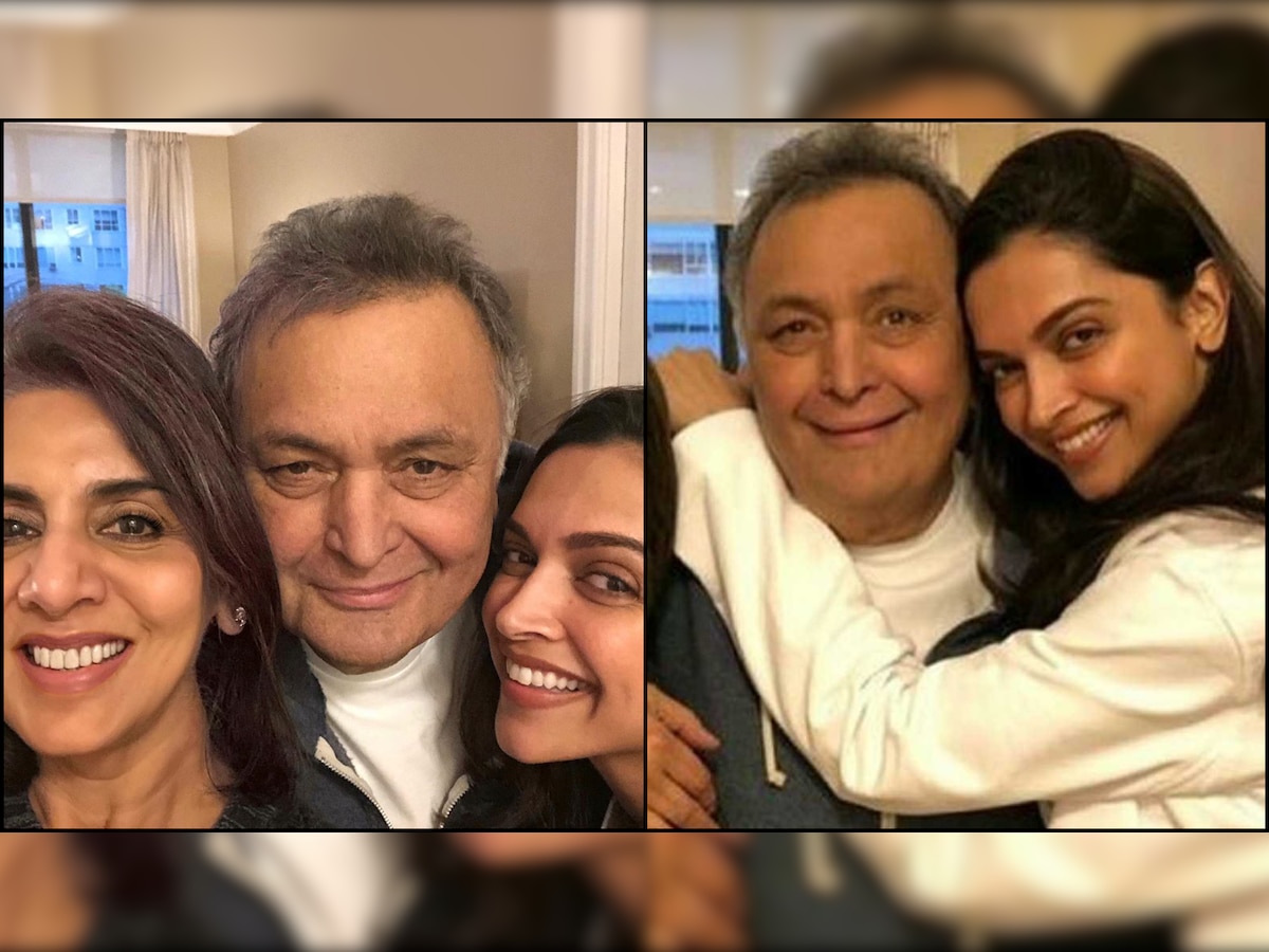 Deepika Padukone spends an evening in New York with Ranbir Kapoor's parents Rishi Kapoor and Neetu Kapoor