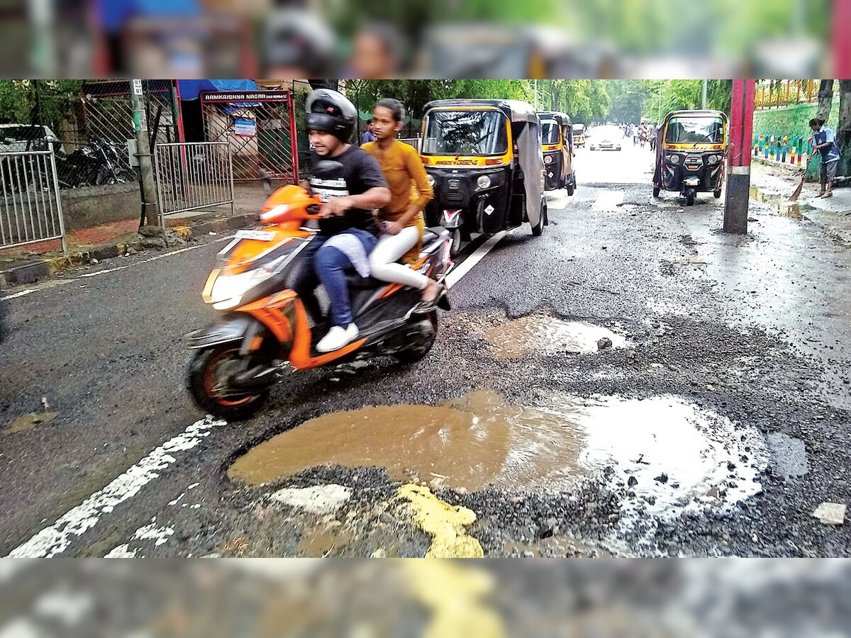 RAIN CHECK: Civic body at ease as cold mix reduces pothole refilling by 75%