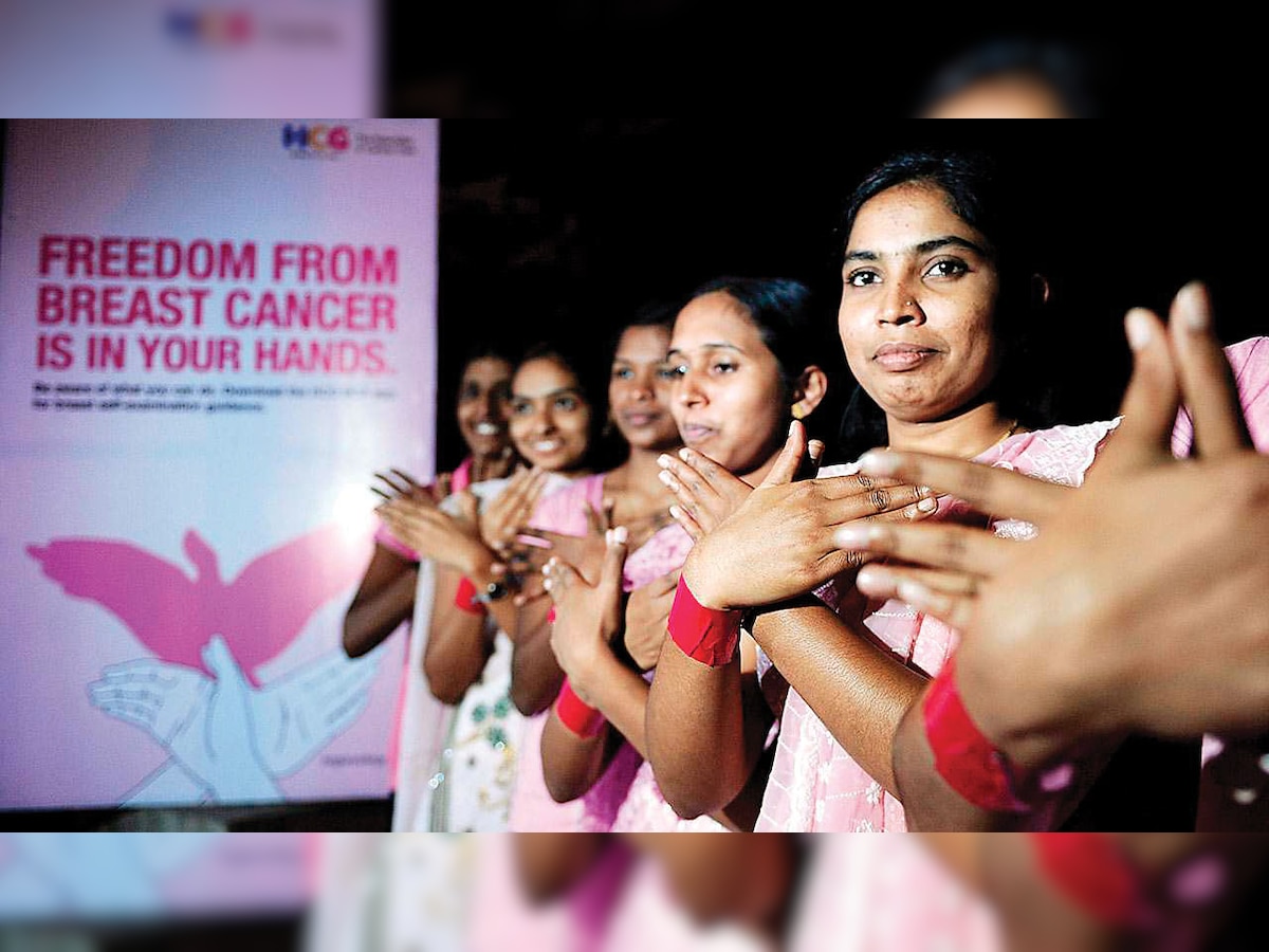 Trained blind women to help early detection of breast cancer