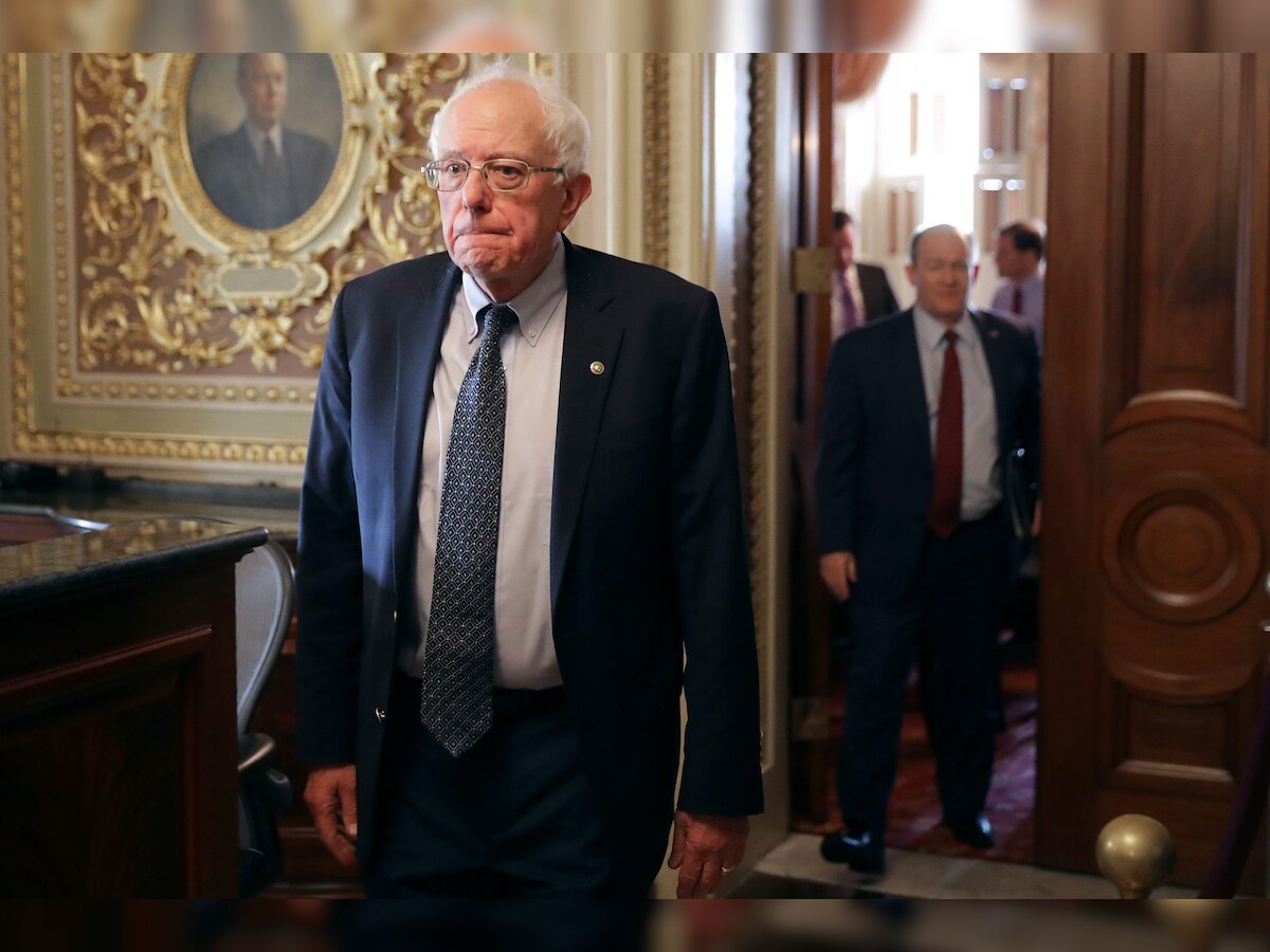 With falling numbers, Bernie Sanders zeroes in on Joe Biden as main target