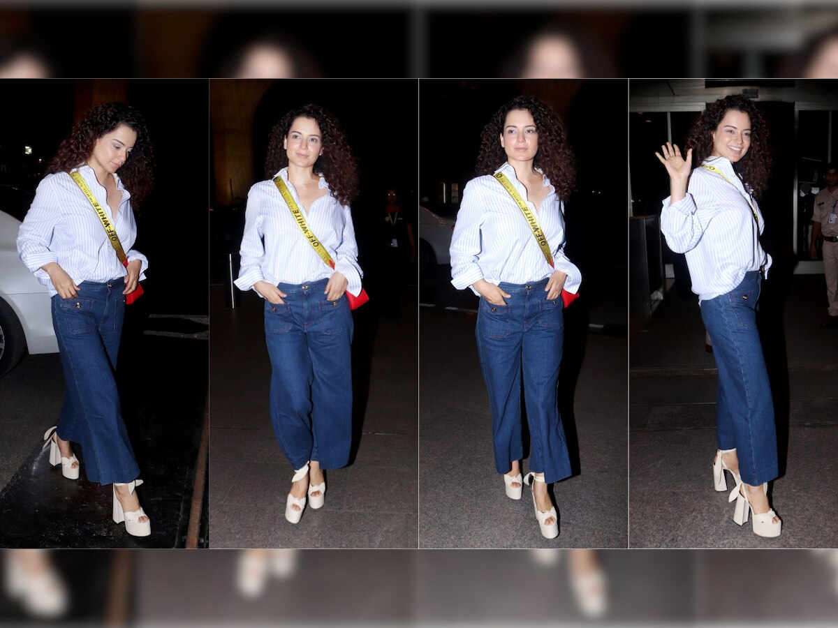 Airport Spotting: Kangana Ranaut leaves for Cannes 2019 in style