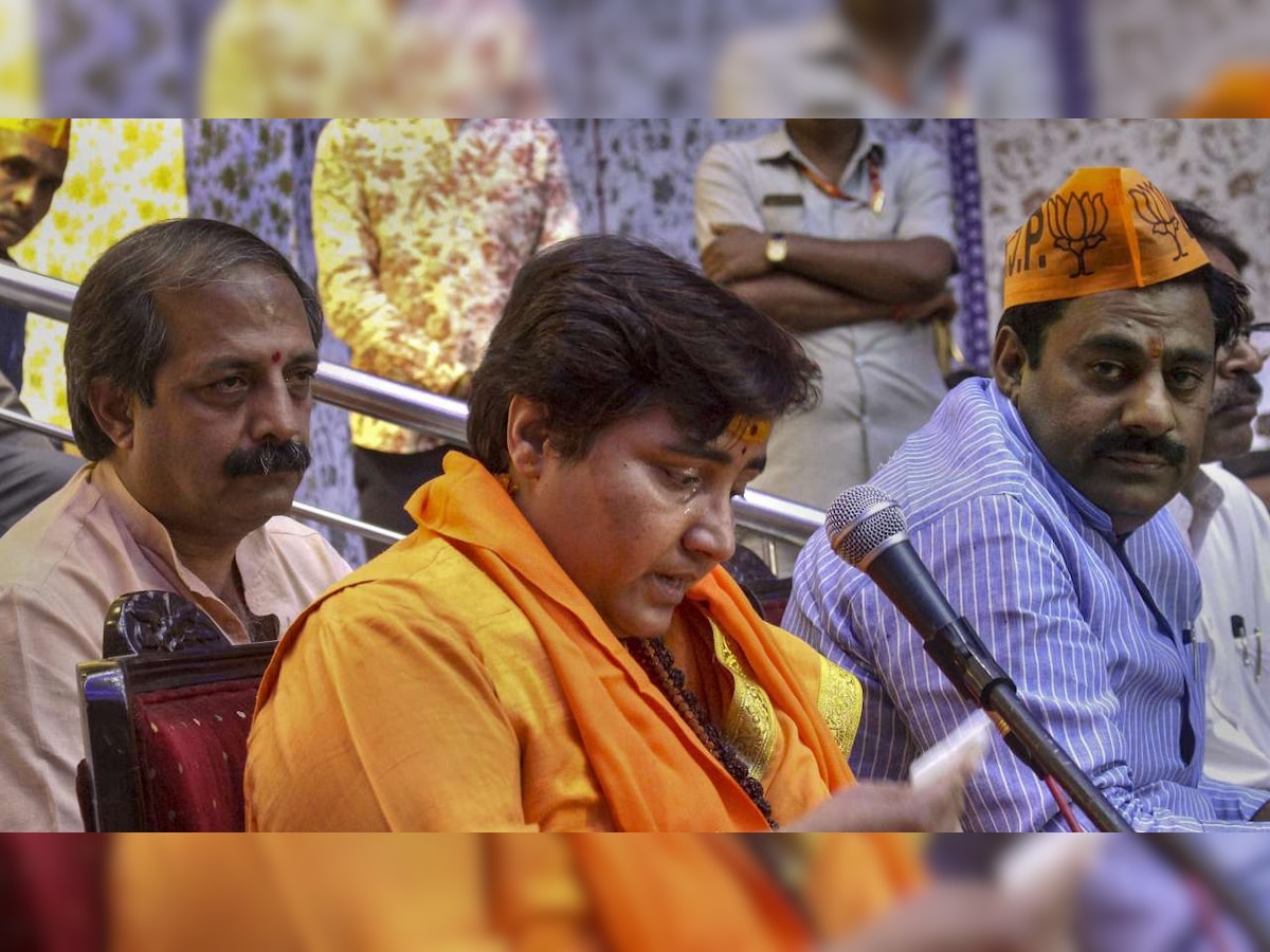 Under fire from own party and opposition, Sadhvi Pragya apologises for calling Godse a 'deshbhakt'