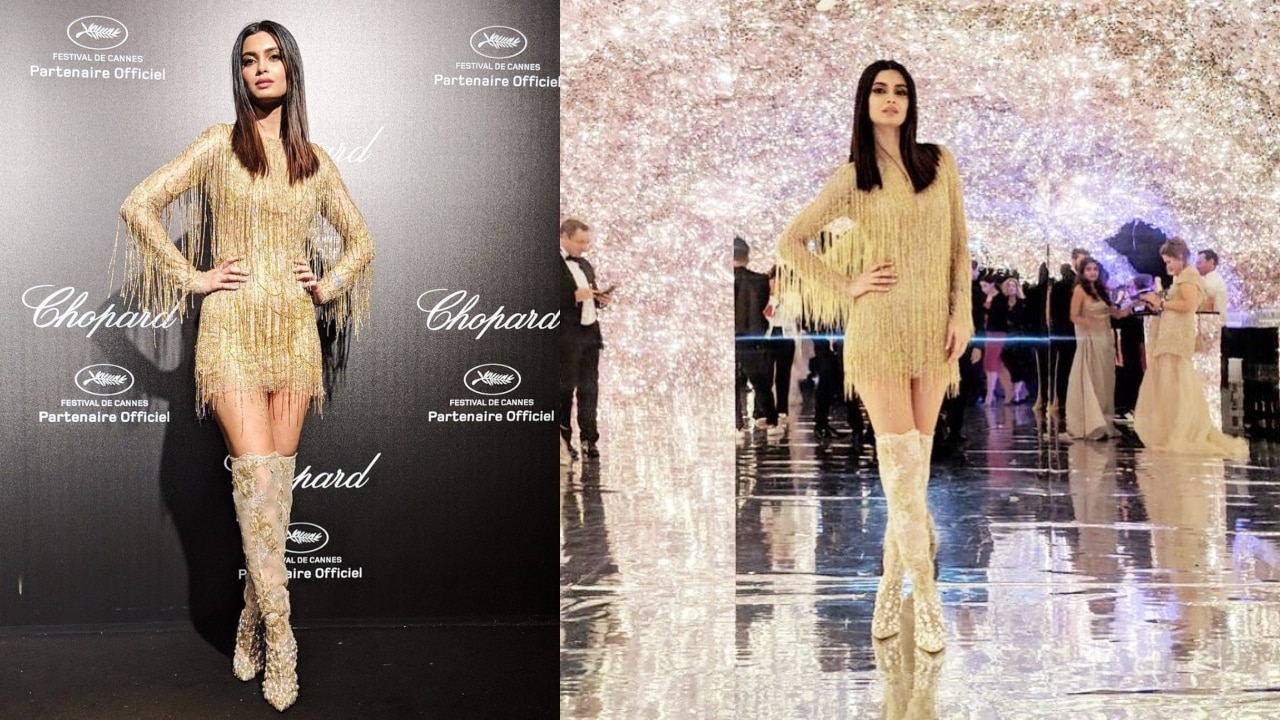 Cannes 2019 Diana Penty makes a glitzy debut at Chopard party