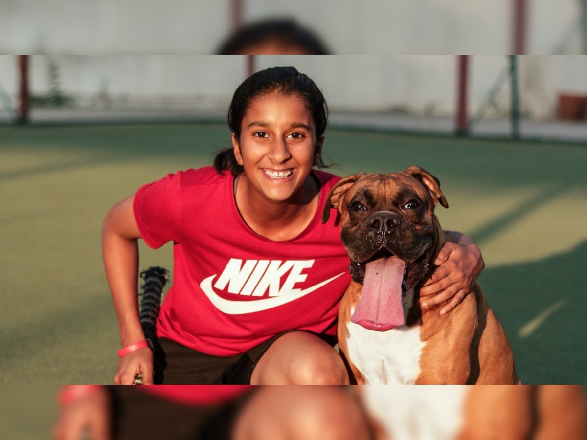 This video of Jemimah Rodrigues playing hockey with the 'goodest boy' will make your heart skip a beat