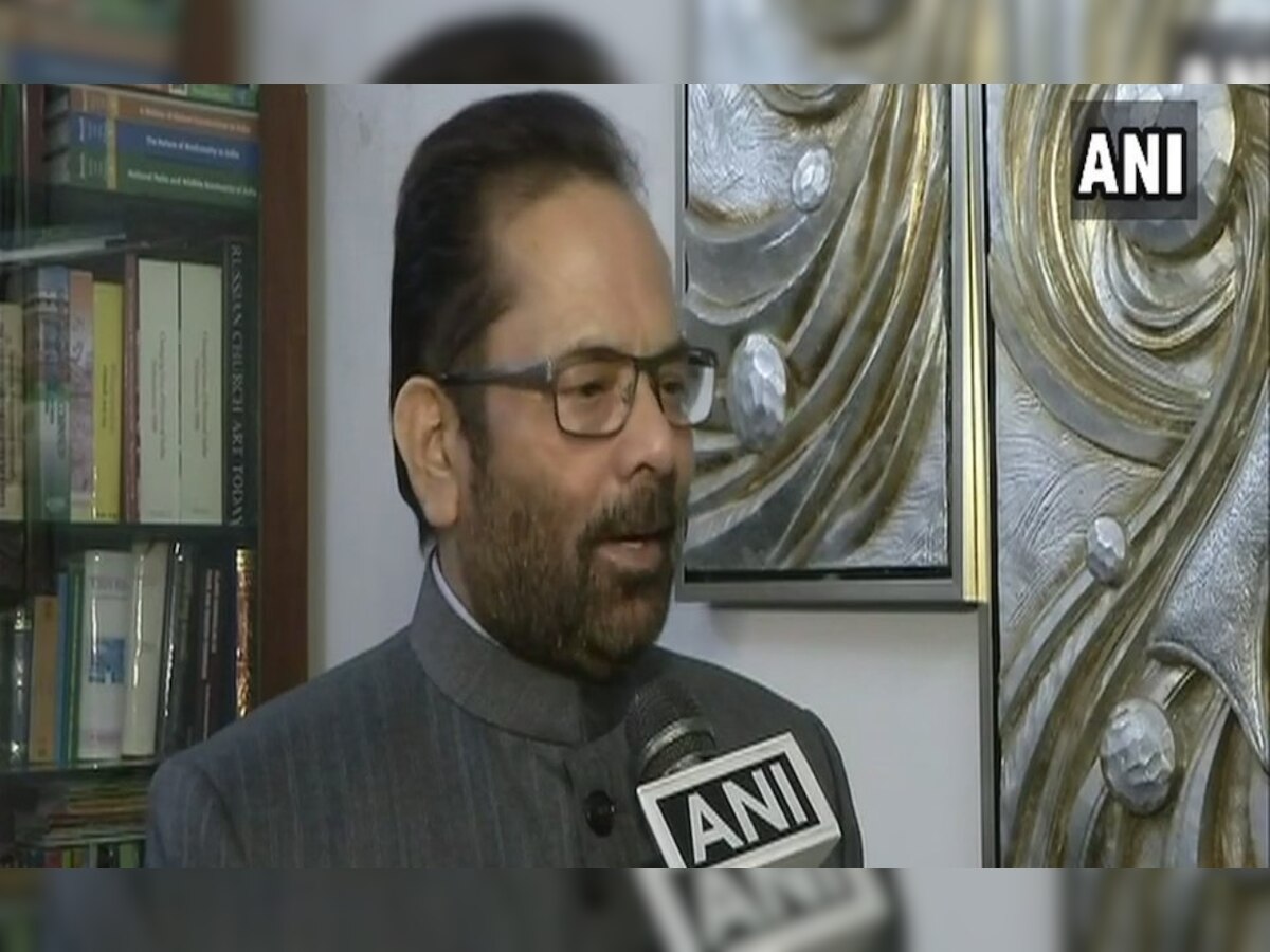 Fabricated stories being created against Narendra Modi, Amit Shah: Mukhtar Abbas Naqvi
